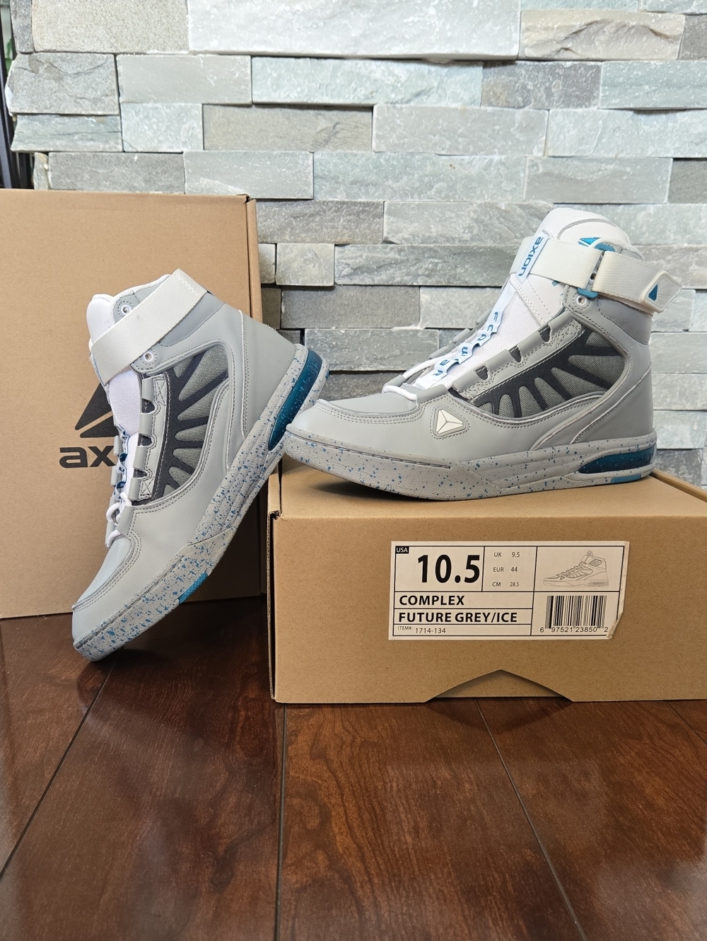 Axion Footwear Men’s Complex High-Top Sneakers - Size 10.5